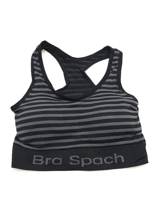 Topaki Women's Sports Bra with Light Padding Black