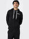 Sweatshirt with Hood Black
