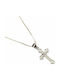 Amalfi Accessories Cross from Silver with Chain