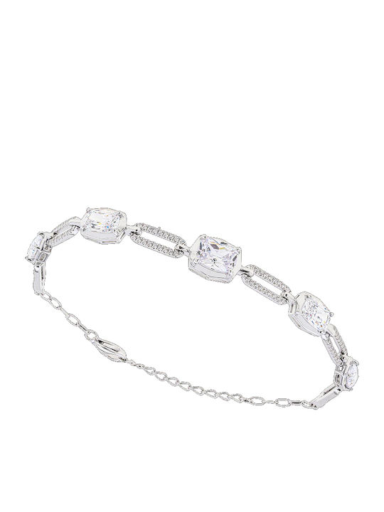 Breeze Women's Silver Bracelet with Zircon 21cm