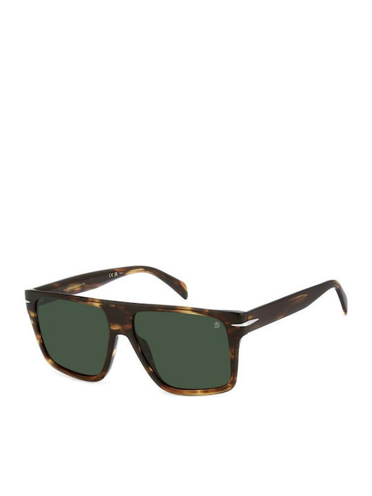 David Beckham Men's Sunglasses with Brown Tarta...