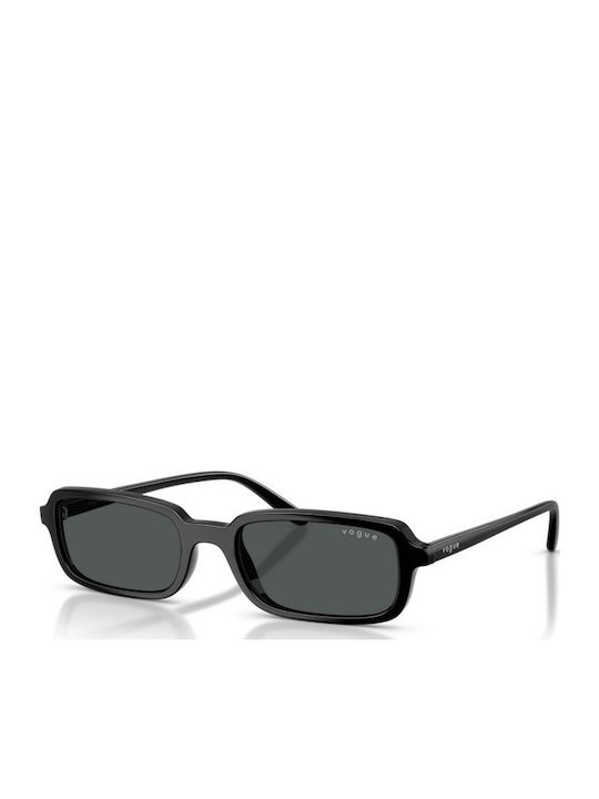 Vogue W44/87 Sunglasses Μαύρα with Acetate Frame & Black Lens
