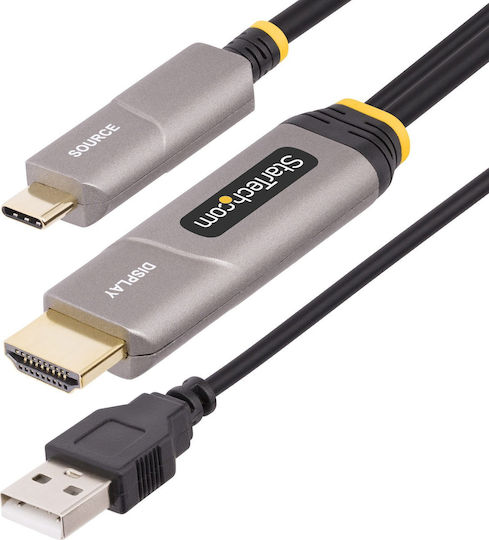 StarTech Kabel HDMI-Stecker - USB-C-Stecker 9.15m Schwarz