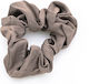 Elegante Haargummis Mit Glattem Stoff Relief Bl...