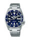 Skx Series Men's Watch 38mm Automatic with Silver Metal Bracelet