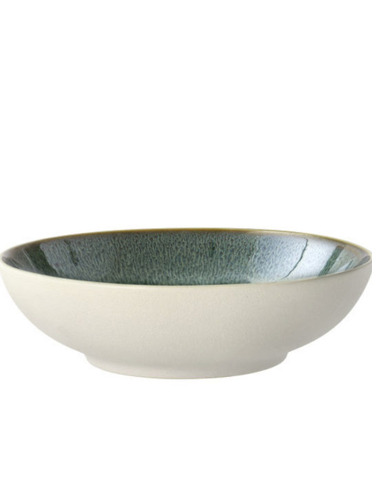 Bitz Plate Pasta Ceramic White with Diameter 20cm