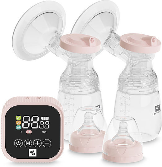 Lorelli Electric Double Breast Pump Eva Battery and Electric Pink 180ml