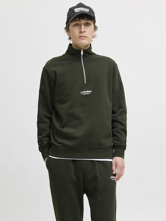 Jack & Jones Μπλούζα Μακρυμάνικη Πρασινο