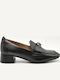 Leather Black Low Heels