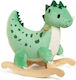 Classic World Wooden Rocking Toy Dinosaur for 12+ months