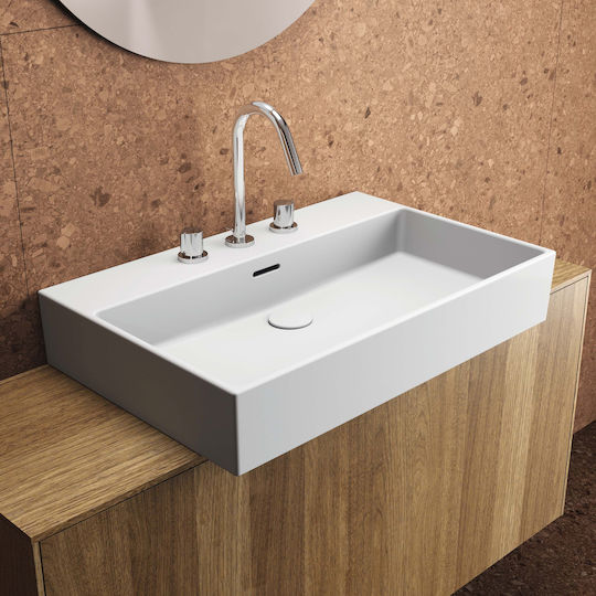 Ideal Standard Extra Countertop Sink Porcelain 70x45x15cm White Glossy