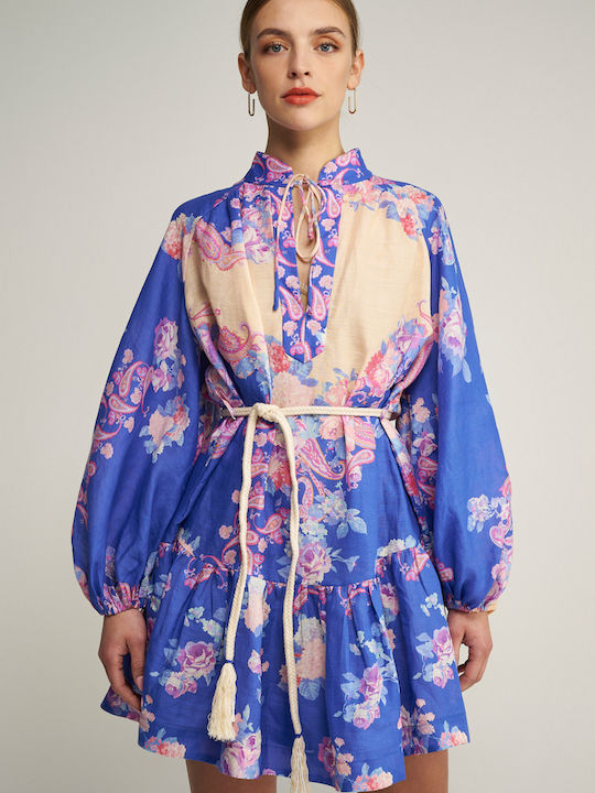 August Rochie Nuntă - Botez Albastră