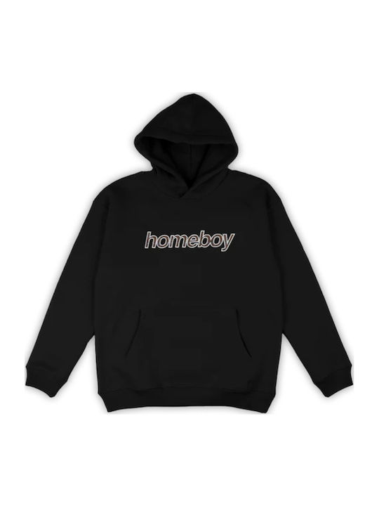 Homeboy Φούτερ Black με Κουκούλα