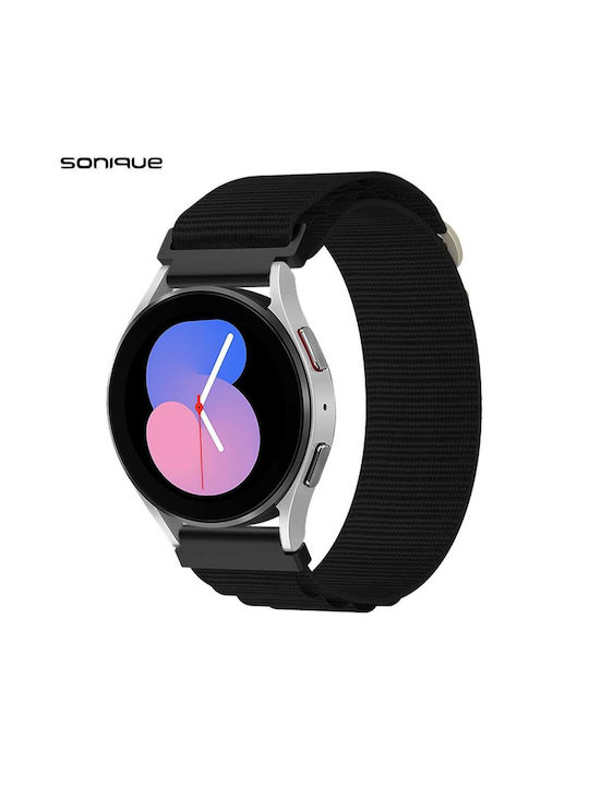 Λουράκι Nylon Alpine Loop Band Sonique 22mm Samsung Huawei Amazfit Xiaomi Honor Μαύρο Λουράκι Nylon Alpine Loop Band Sonique 22mm Samsung Huawei Amazfit Xiaomi Honor Μαύρο