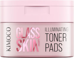 Kimoco Glass Skin Pads Καθαρισμού Προσώπου 60τμχ