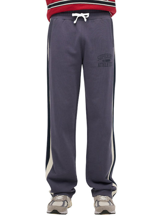 Ovin Sweatpants with Elastic Fiu Purple