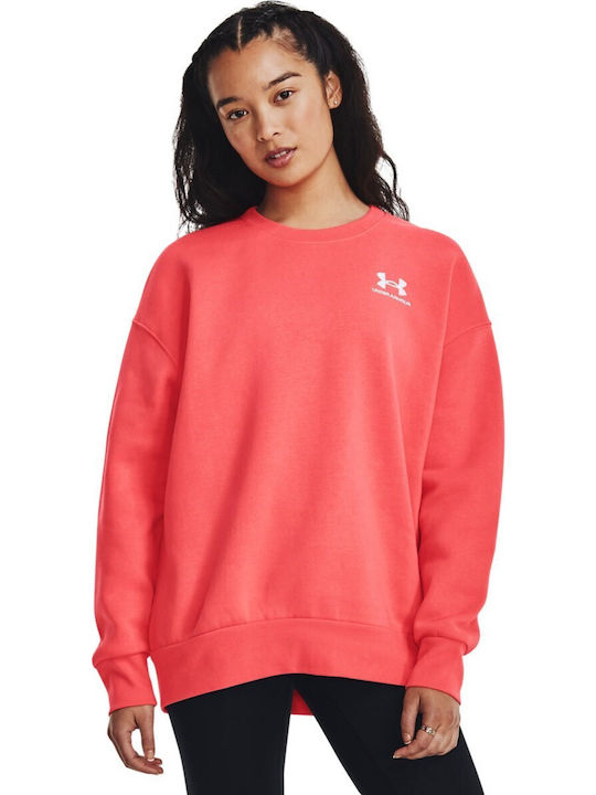 Under Armour Essential Damen Sweatshirt Red