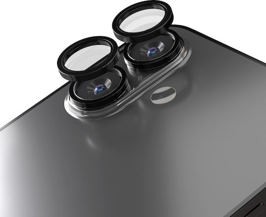 Etteri Kameraschutz Gehärtetes Glas Black für das Samsung S25 Ultra