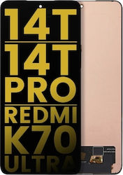 Οθόνη OLED για Xiaomi 14T, Xiaomi 14T Pro 5G (Μαύρο)