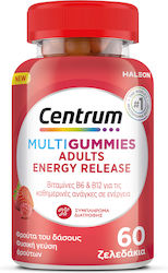 Centrum MultiGummies Adult Energy Release Multivitamin 60 jelly beans