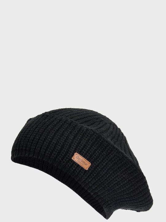 Barbour Beldon Дамски Черен Берет