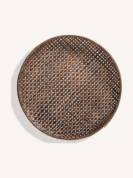 Vical Wooden Decorative Platters Set Brown 2pcs