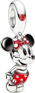 Charm Compatibil Brățară Pandora Model Mickey & Minnie Din Argint