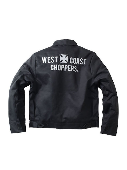 West Coast Choppers Jacket Black WCCJS054ZW | Skroutz.mt