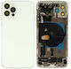 Apple iPhone 12 Pro Full Housing All Parts Vibra NFC Charging Port Power Volume Flash Flex SIM Tray Silver Grade A