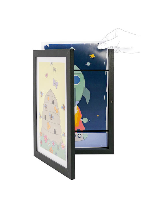 Frame Plastic Photo Frame With Black Frame