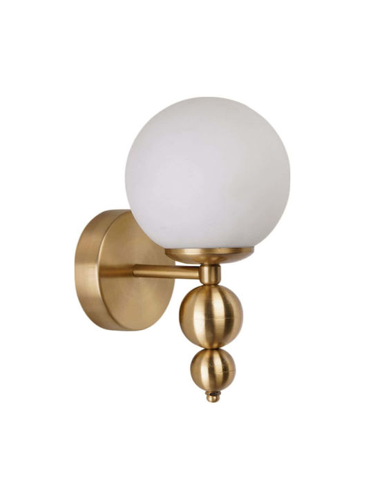 Opviq Lamp Wall with Socket E27 White 15cm