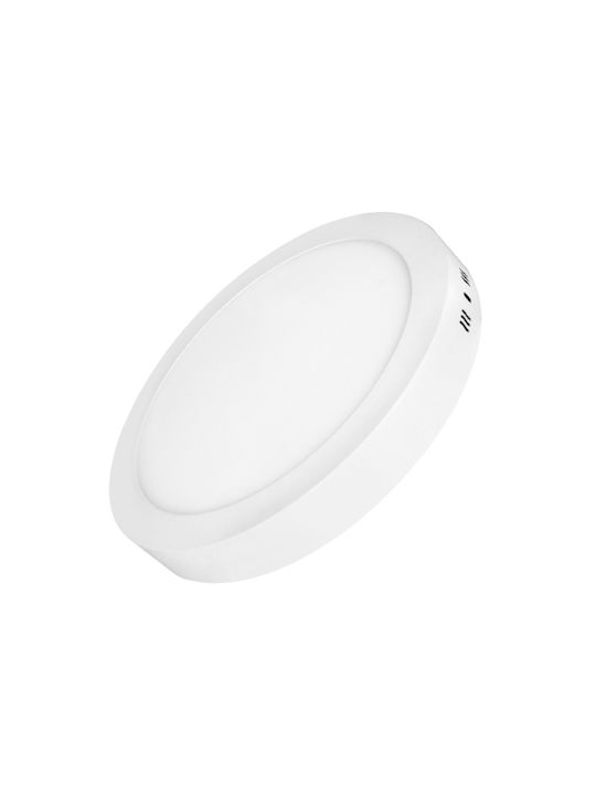 Optonica Round Recessed Spot with Integrated LED and Cool White Light White 1pcs