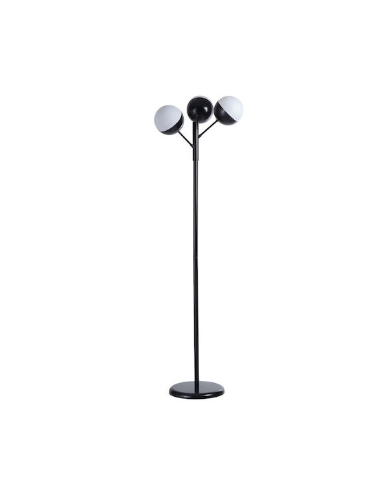 Opviq Floor Lamp H163xW48cm. with Socket for Bulb E27 White
