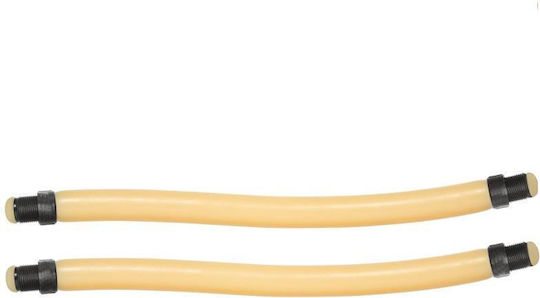 Speargun Rubber Bands 19mm With Fittings 1 Pair White Standard Demka