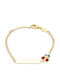 Goldjewels Kids Bracelet ID Cherry from Gold 14K