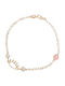 Goldjewels Kids Bracelet Chain from Gold 9K with Crown