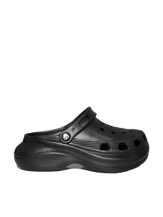 Superdry Moqs 2400/mcq 1200 Γυναικεία Σαμπό Μαύρα