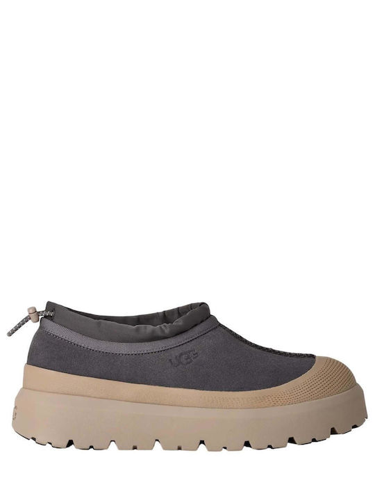 De piele Slip-on-uri pentru bărbați Gri