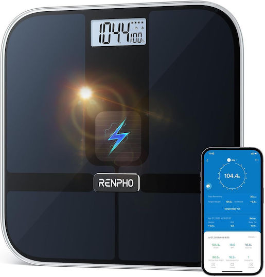Renpho Smart Cantar cu Bluetooth in culoare Bej