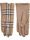 Women's Fleece Gloves Brown
