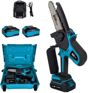 Bortech Baumschneider Akku-Kettensäge 36V 0.75kg mit Schiene 18cm