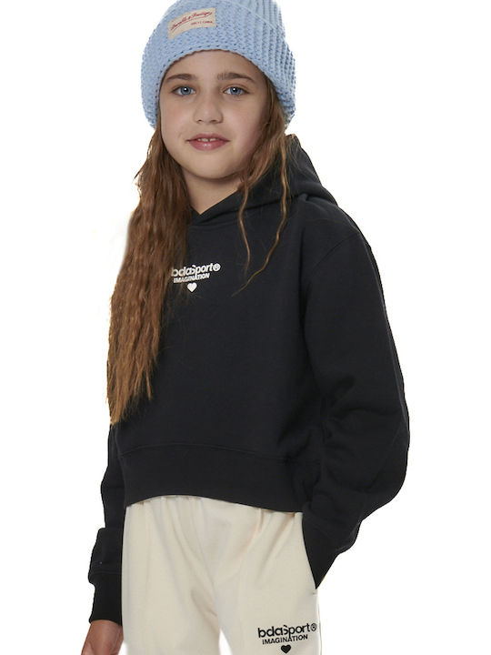 Body Action Fleece Kids Sweatshirt Cropped with...