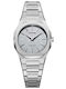 D1 Milano Ultra Thin Men's Watch 30mm Battery with Silver Metal Bracelet
