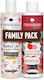 Messinian Spa Family Pack Gel de Duș cu Unt de Shea și Miros de Vanilie 300ml