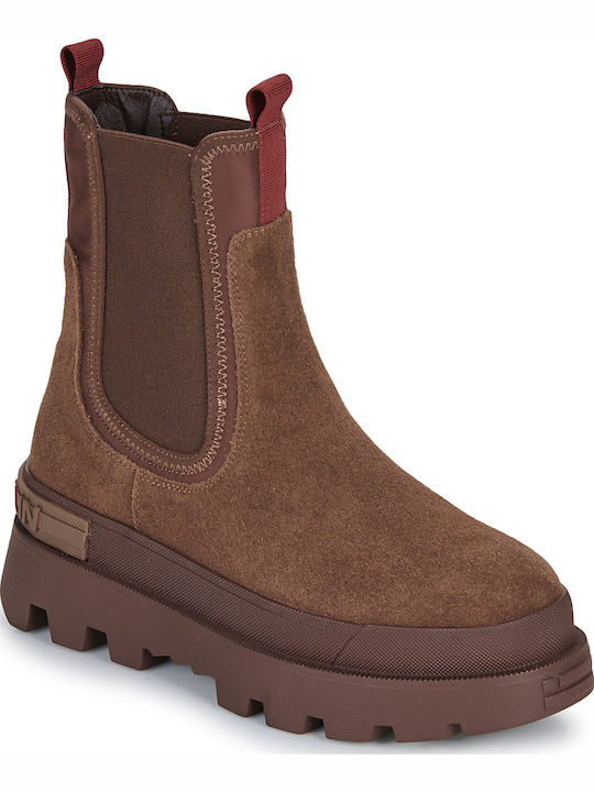 D.Franklin Women's Ankle Boots Brown