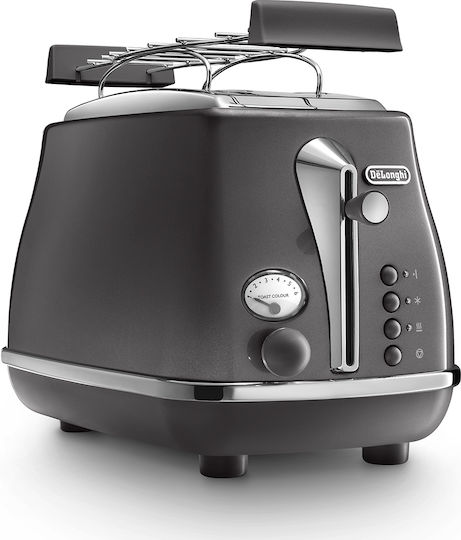 De'Longhi Icona Toaster 2 Slots 900W Inox