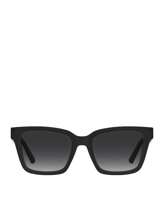 Moschino Women's Sunglasses with Black Plastic Frame and Black Gradient Lens MOL091/S 807/9O