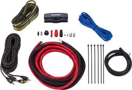 Kicker 8awg 2-канален V-серия Value Комплект Усилвателни Кабели 47vk8