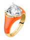 Chiara Ferragni Ring with Zircon Gold Plated