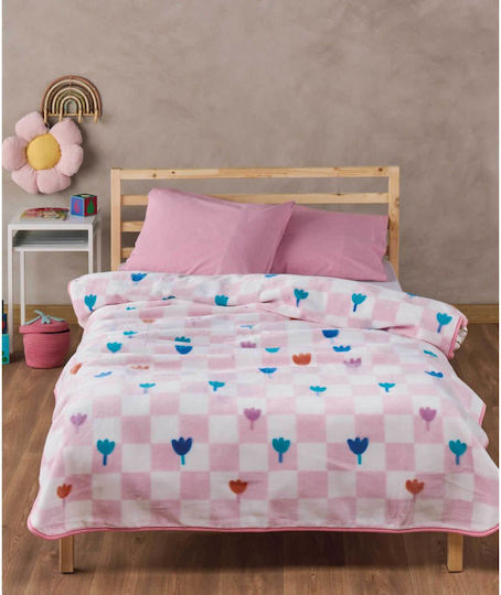 Kentia Blanket Velvet Beggy Pink 220x160cm